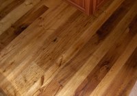 Chestnut flooring, remilled from barn timbers.